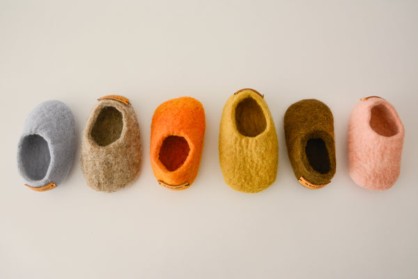 Merino Wool Shoes - Ocher